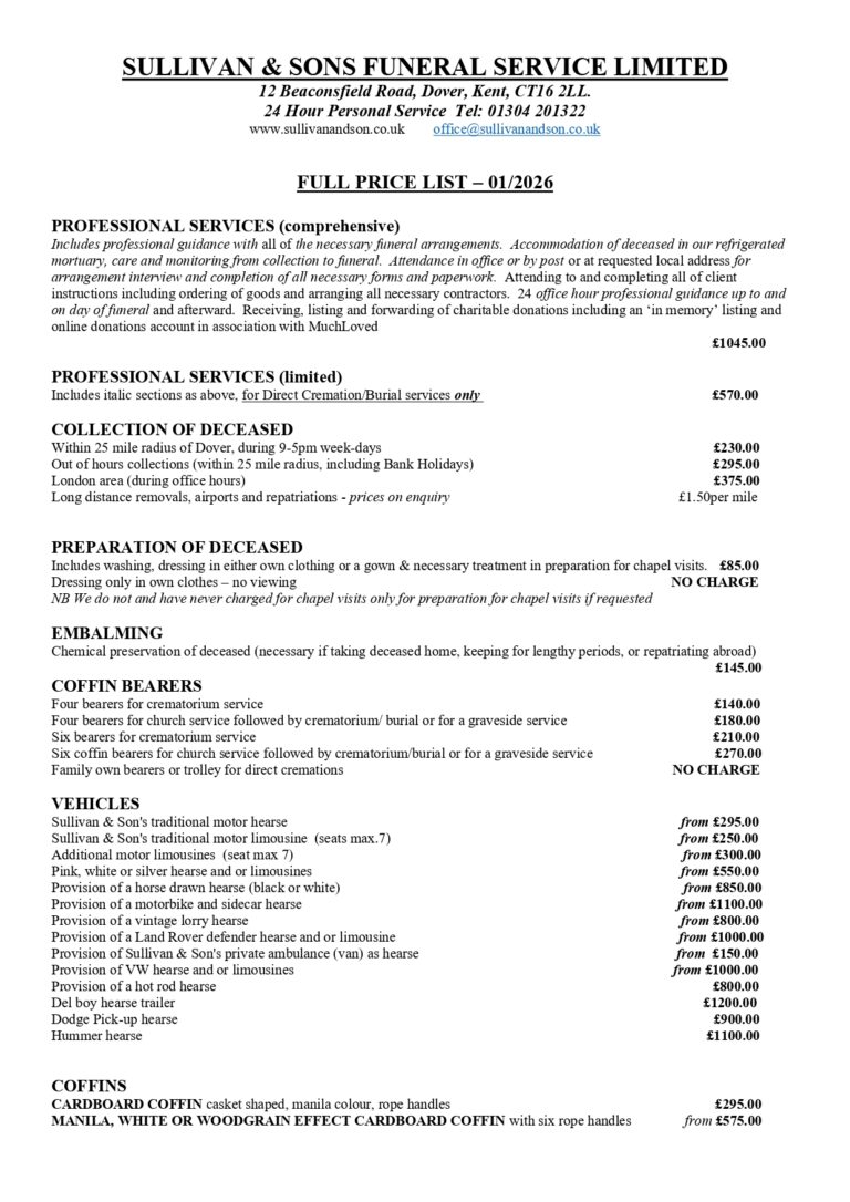 Full price list jan 2026 page 1